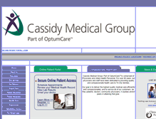 Tablet Screenshot of cassidymg.com